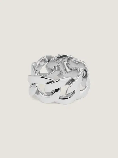 Givenchy Chain Bracelet In Metal In White