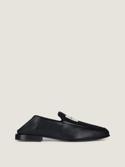 Givenchy Label Loafers In Shiny Leather