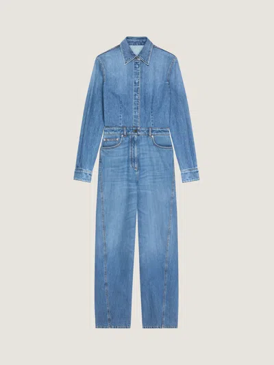 Givenchy Jumpsuit In Washed Denim