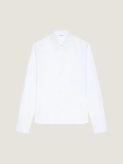 Givenchy Logo Shirt With Pointed Collar And Long Sleeves