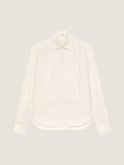Givenchy Shirt In Silk With Plastron