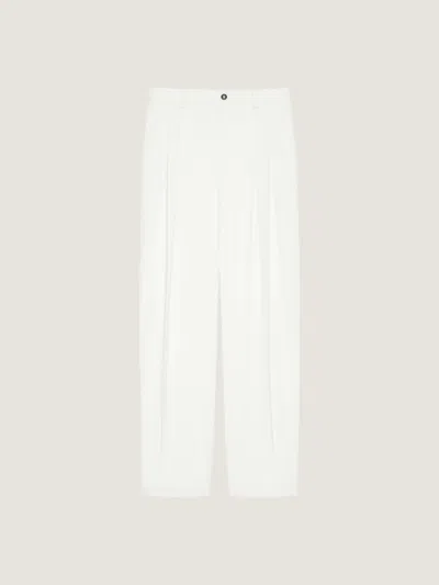 Givenchy Two-pleat Pants In Cotton In White