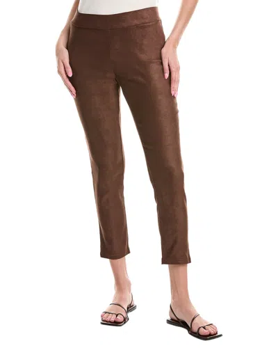 Nydj Petite Suede Black Legging Jean In Brown