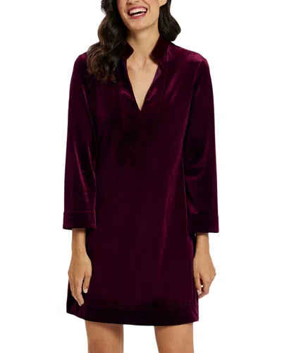 Jude Connally Kate Tunic Dress In Burgundy