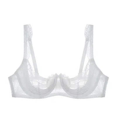 Journelle Women's White Isabel One Fourth Cup Bra Blanc