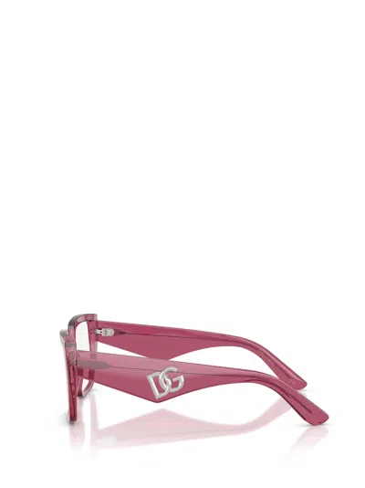 Dolce & Gabbana Dolce  Gabbana Eyewear Square Frame Glasses
