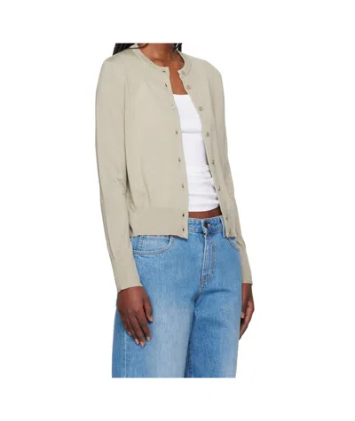Filippa K Gray Merino Short Cardigan In Multi