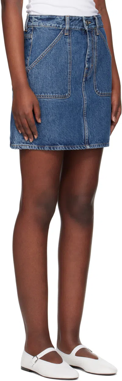 Filippa K Patch Pocket Denim Miniskirt