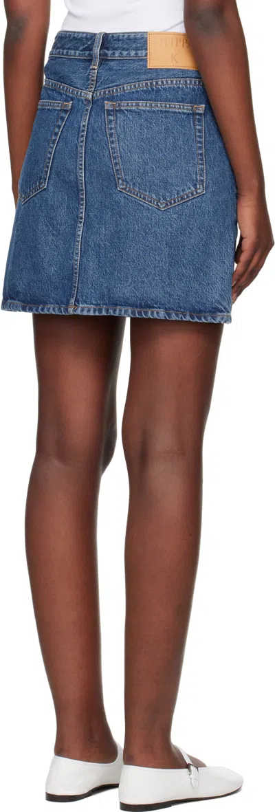 Filippa K Patch Pocket Denim Miniskirt