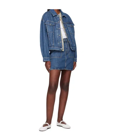 Filippa K Patch Pocket Denim Miniskirt