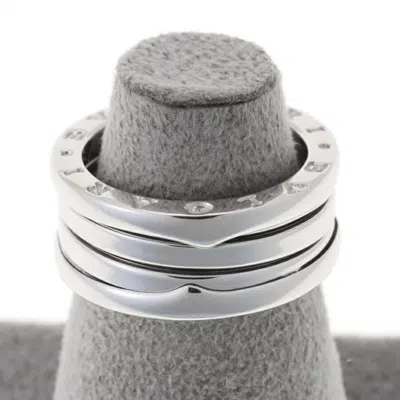 Pre-owned Bvlgari (18k) Band Ring () In White