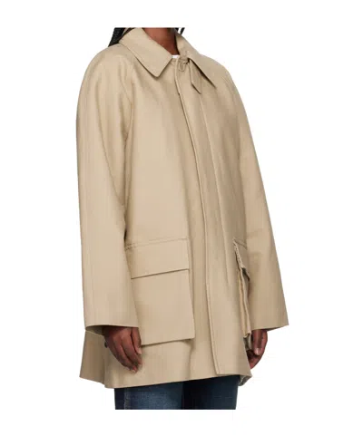 Filippa K Beige Padded Patch Pocket Jacket