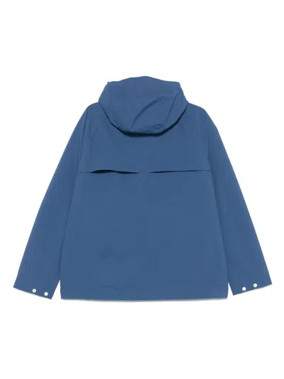 Ps By Paul Smith Ps Paul Smith Hooded Blouson Jacket In Blue