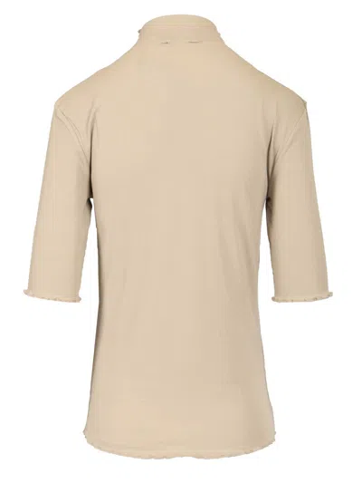 Filippa K Ribbed Turtleneck T-shirt Grey In Neutral