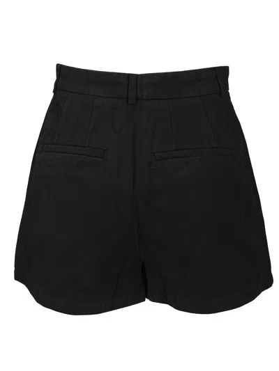 Filippa K High Waist Pleated Shorts Trousers Black