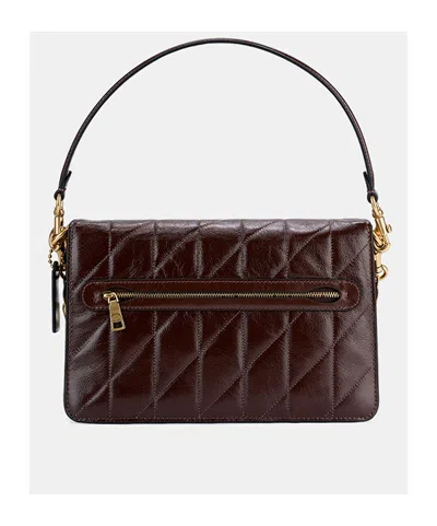 Coach Chain Tabby Shoulder Bag With Quilting