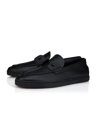 Christian Louboutin Chambeliboat Leather Slip-on Shoes