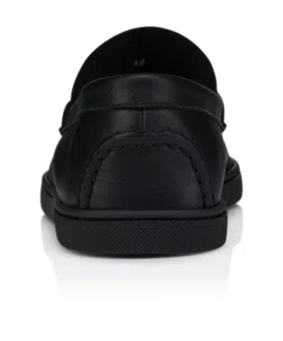Christian Louboutin Chambeliboat Leather Slip-on Shoes