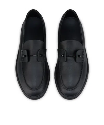 Christian Louboutin Chambeliboat Leather Slip-on Shoes