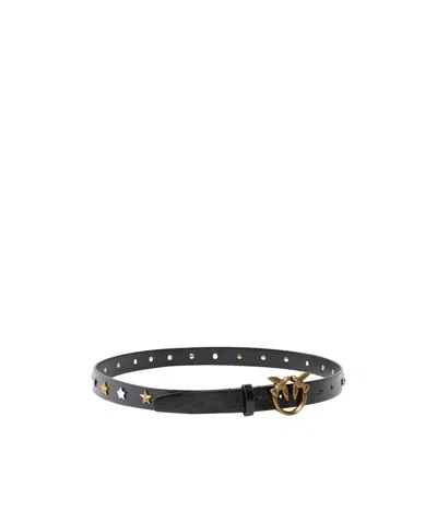 Pinko Belt With Star Pattern
