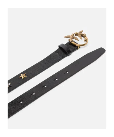 Pinko Belt With Star Pattern