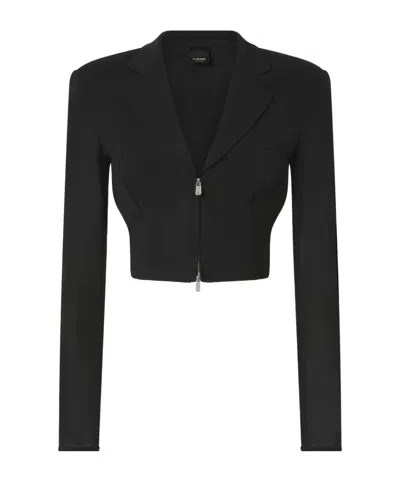 Pinko Zip-fastening Blazer In Black