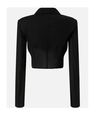 Pinko Zip-fastening Blazer In Black
