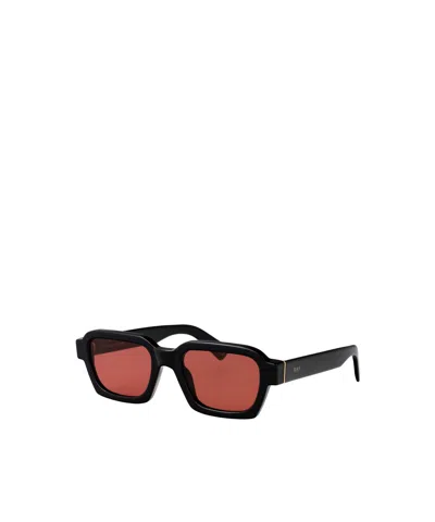 Retrosuperfuture Caro Rectangle-frame Sunglasses In Black