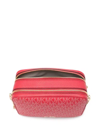 Michael Kors Red 'medium Bryant' Tote Bag In Pink
