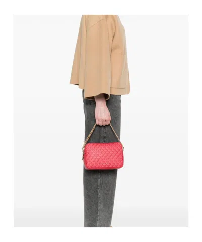 Michael Kors Red 'medium Bryant' Tote Bag In Pink