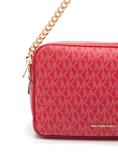 Michael Kors Red 'medium Bryant' Tote Bag In Pink