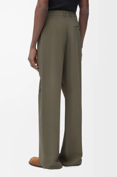 Loewe Drawstring Casual Pants In Green