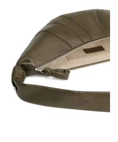 Lemaire Medium Croissant Panelled Shoulder Bag