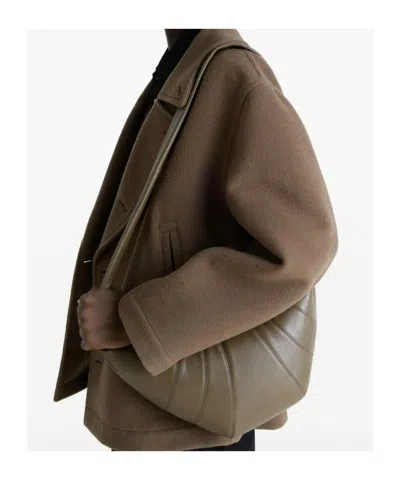 Lemaire Medium Croissant Panelled Shoulder Bag