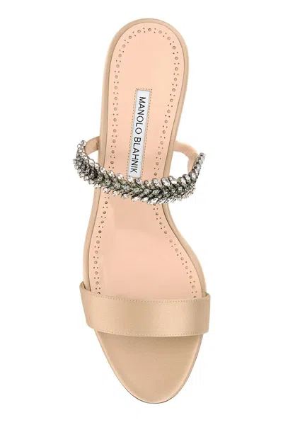 Manolo Blahnik Open Round Toe Sandals