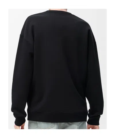 Loewe Logo Embroidery Crewneck Sweatshirt In Black