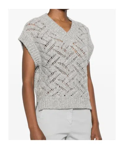 Peserico Textured Sweater Vest