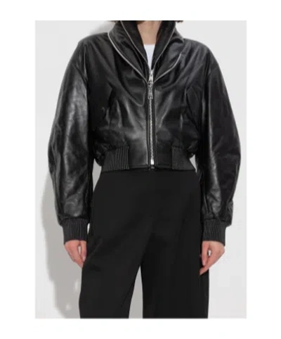Givenchy Bomber With Zipped Shawl Collar In Nappa Leather