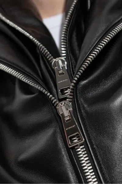 Givenchy Bomber With Zipped Shawl Collar In Nappa Leather