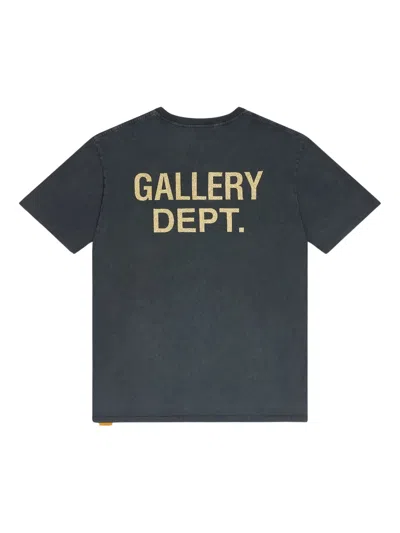 Gallery Dept. Horrors Glittered Printed Cotton-jersey T-shirt In Gray