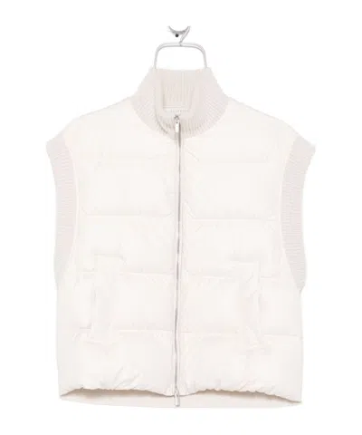 Peserico Quilted Panelled Gilet