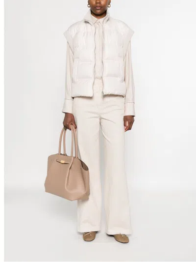 Peserico Quilted Panelled Gilet
