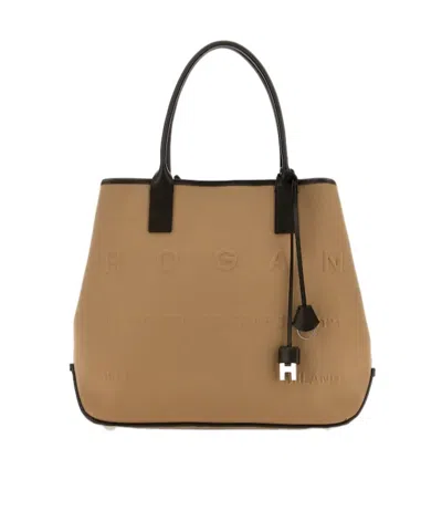 Hogan Mittelgrosse Script Tote Bag