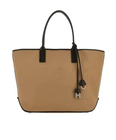 Hogan Mittelgrosse Script Tote Bag