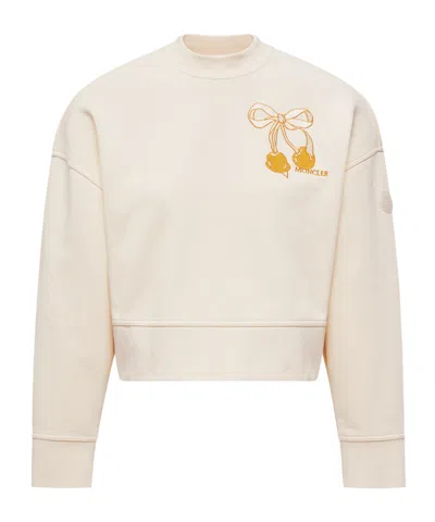 Moncler Embroidered Cotton Sweatshirt