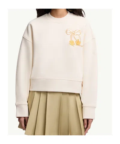 Moncler Embroidered Cotton Sweatshirt