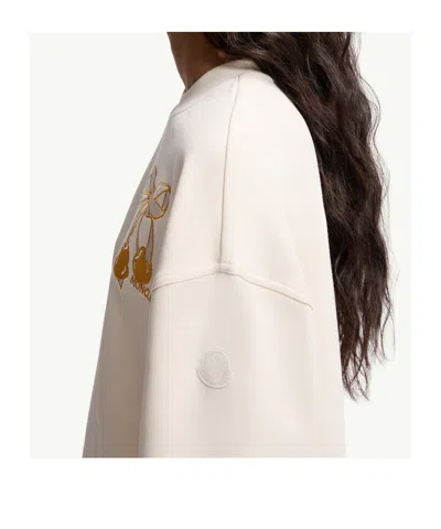 Moncler Embroidered Cotton Sweatshirt