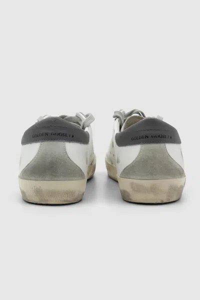 Golden Goose Super Star Leather Sneakers With Suede Accents