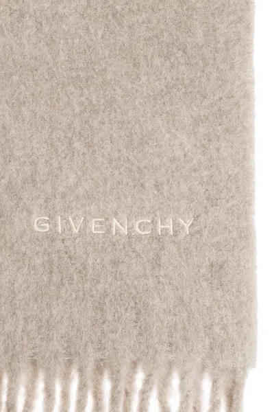 Givenchy Large Fringed Wool Scarf