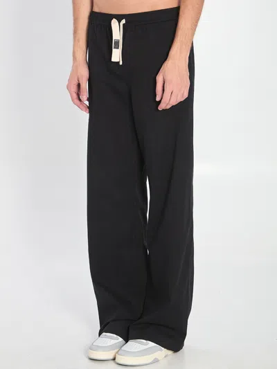 Celine Drawstring Casual Pants In Black